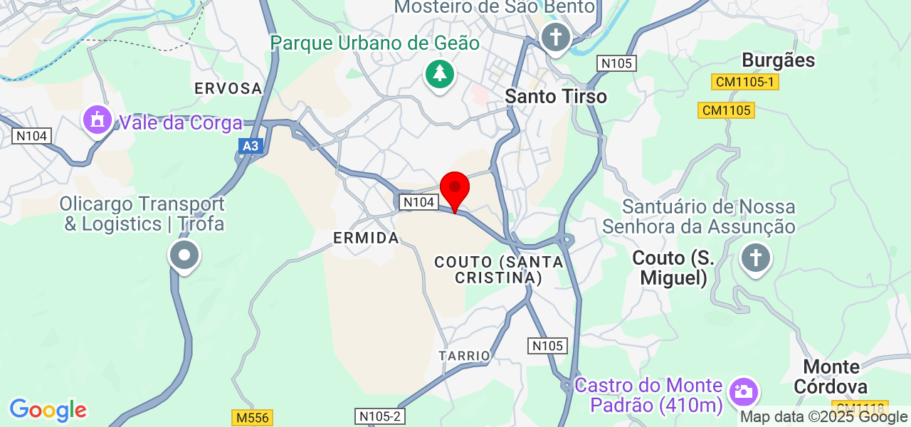 Doutor Watson - Porto - Santo Tirso - Mapa