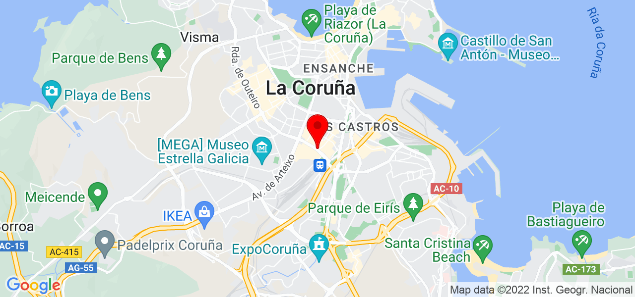 Yamile - Galicia - A Coruña - Mapa