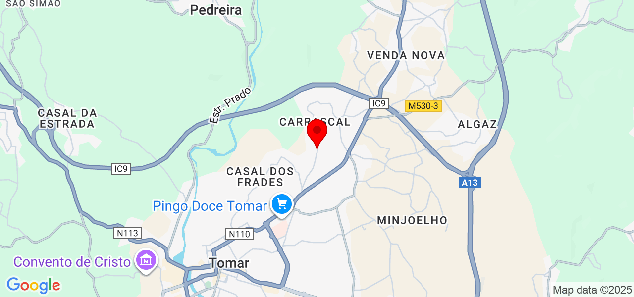 H&j lopes - Santarém - Tomar - Mapa