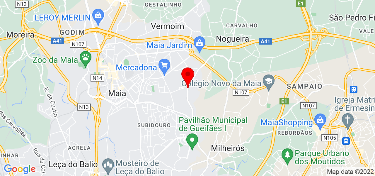 APBS Decoração Interiores - Porto - Maia - Mapa