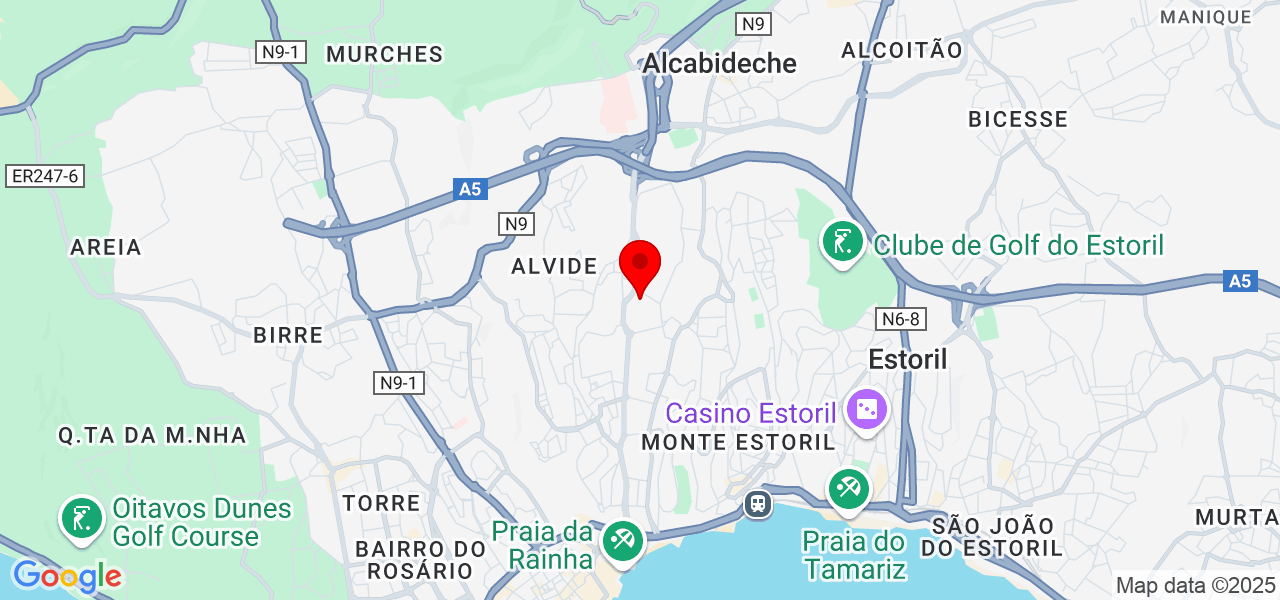 Limpeza em geral - Lisboa - Cascais - Mapa