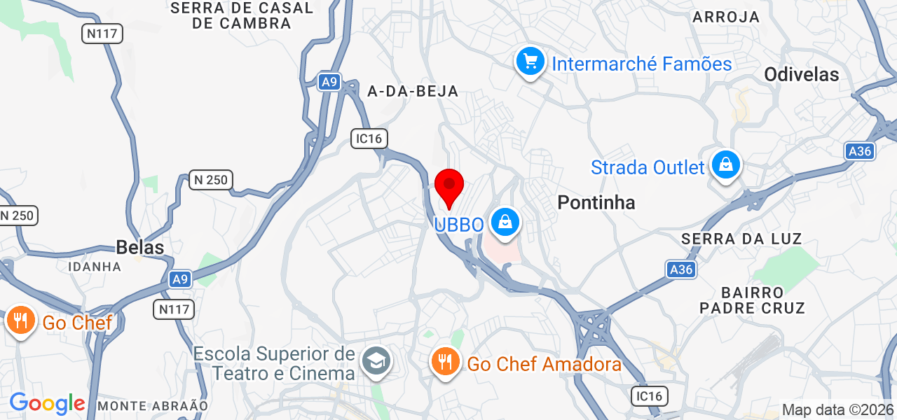 Magda Martins - Lisboa - Amadora - Karte