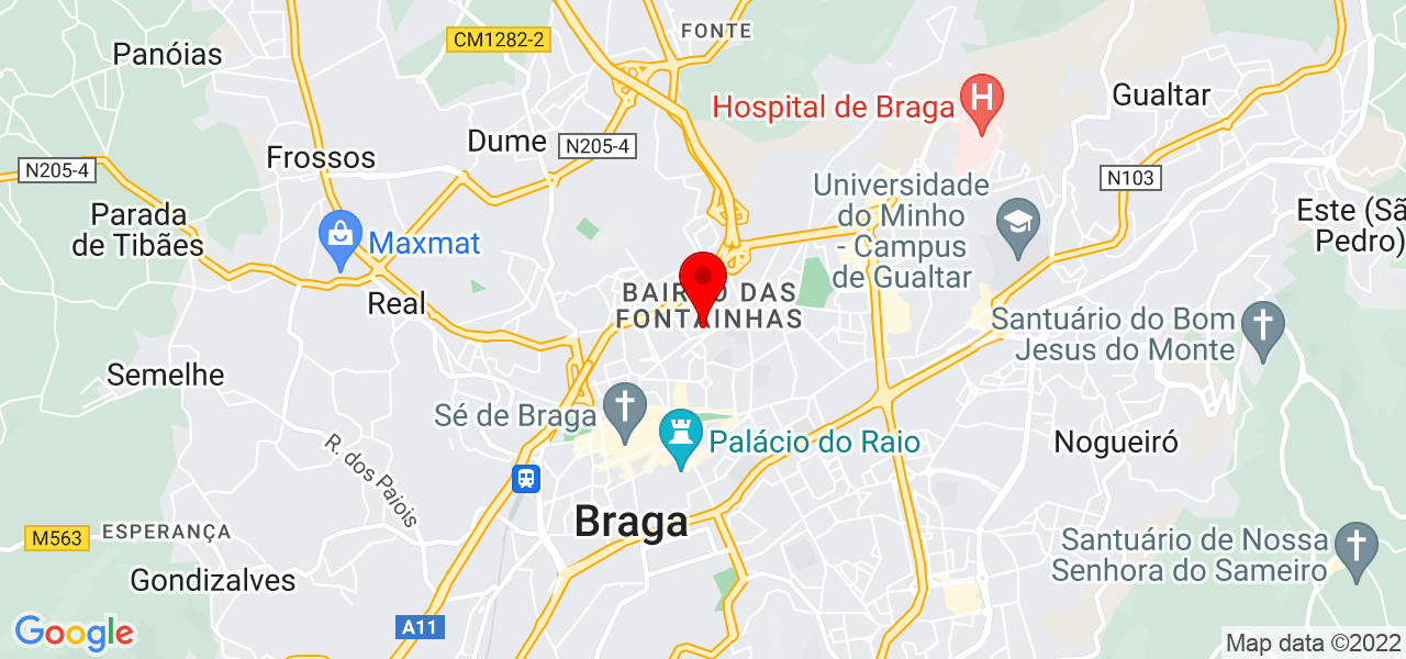 Euzébio reparações - Braga - Braga - Mapa