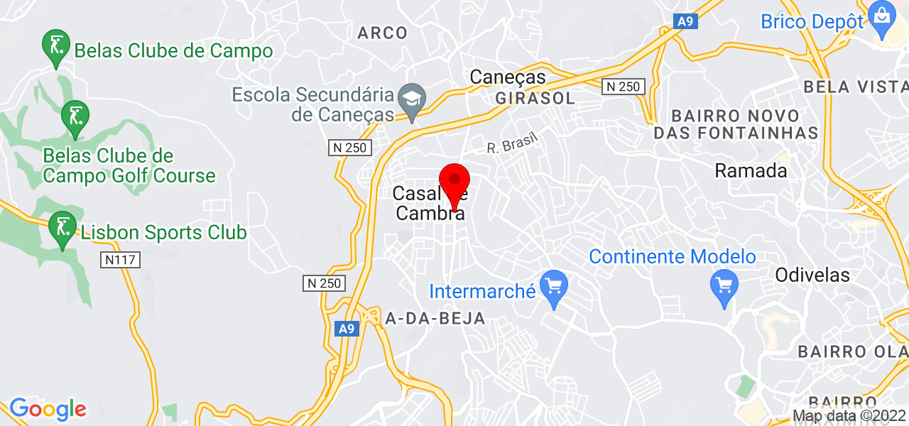 Samya Félix - Lisboa - Sintra - Map