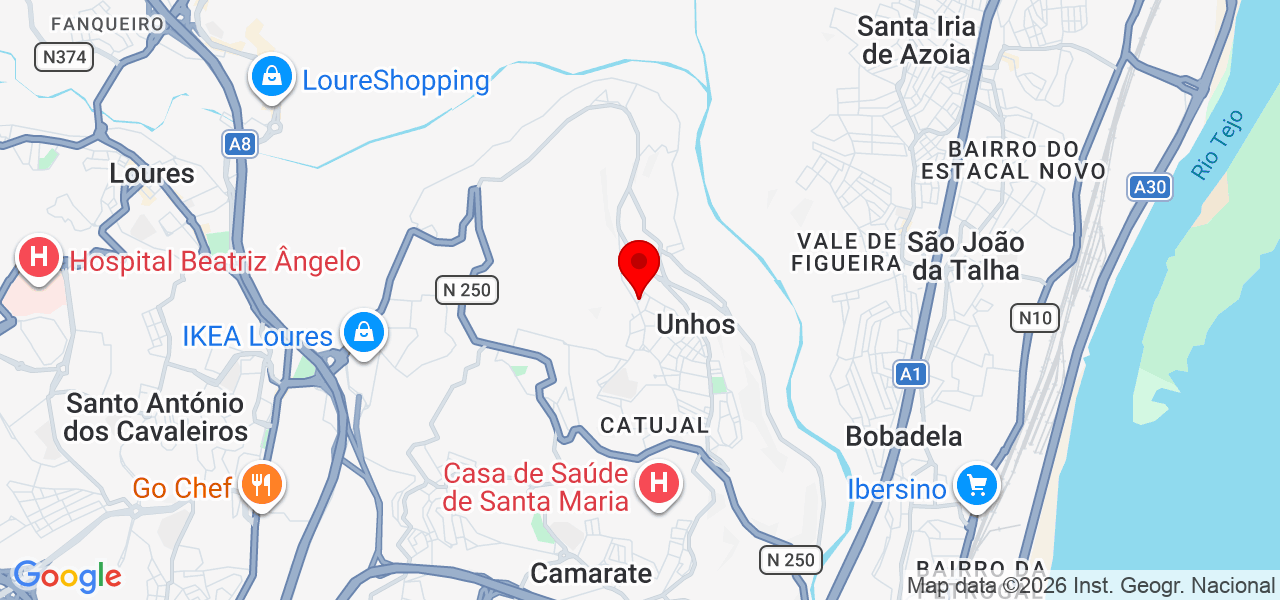 Carolin - Lisboa - Loures - Mapa
