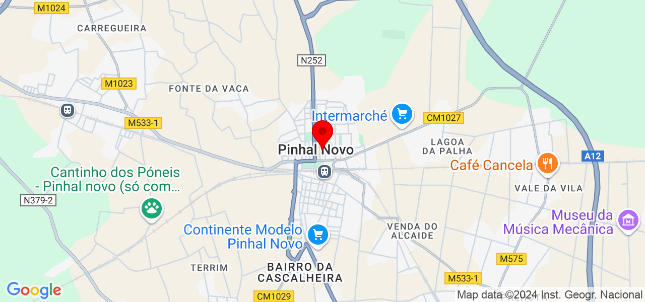 Julio Lima - Setúbal - Palmela - Mapa