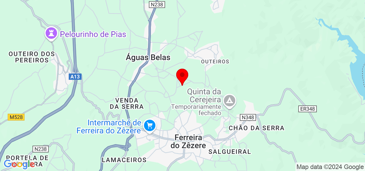 Sara Silva - Santarém - Ferreira do Zêzere - Map