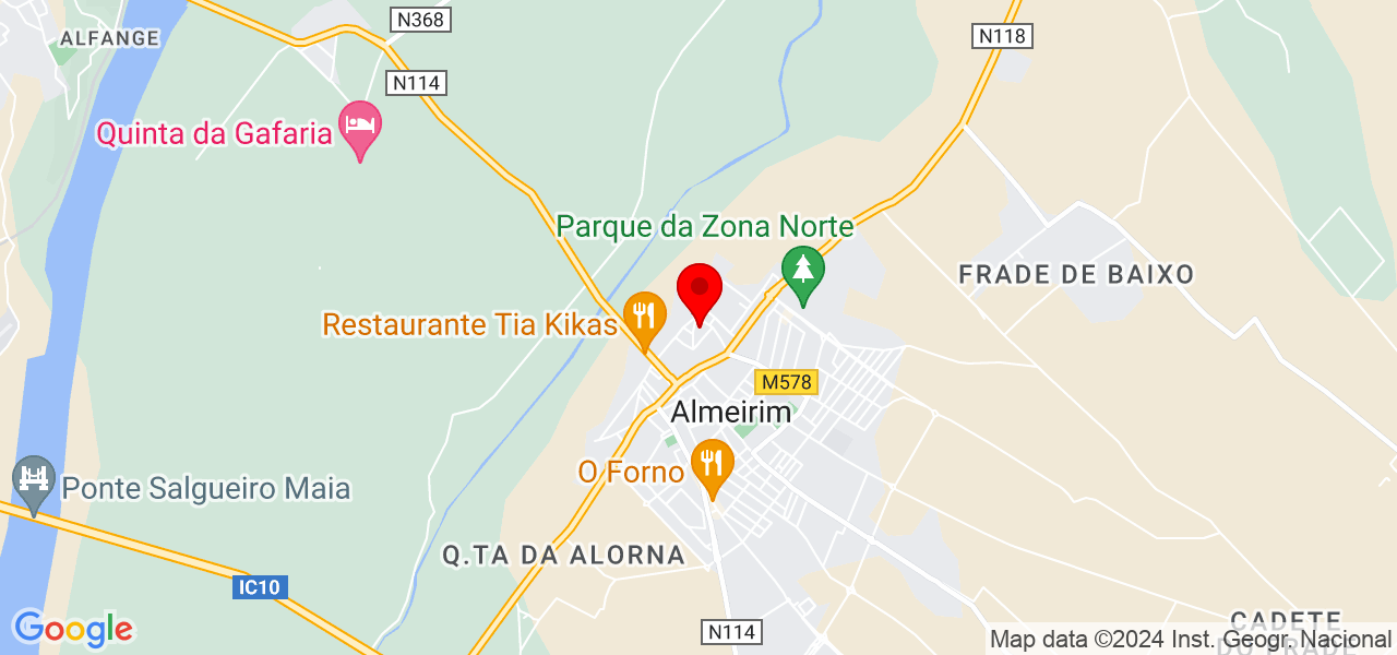 Catarina Fernandes - Santarém - Almeirim - Mapa