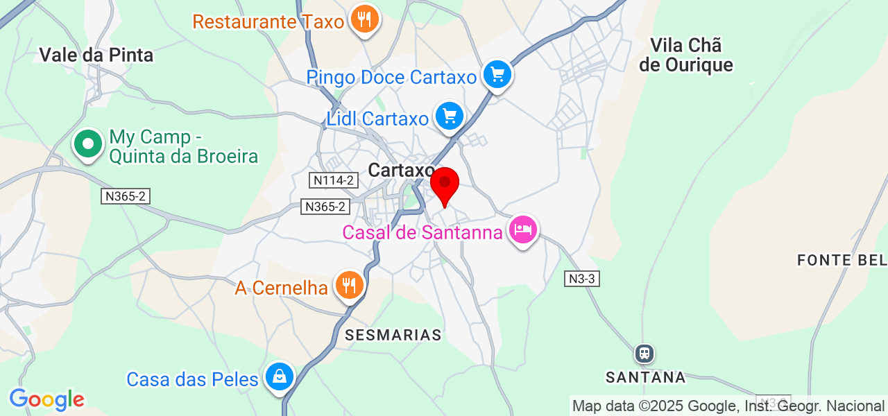 Renovalar - Santarém - Cartaxo - Carte