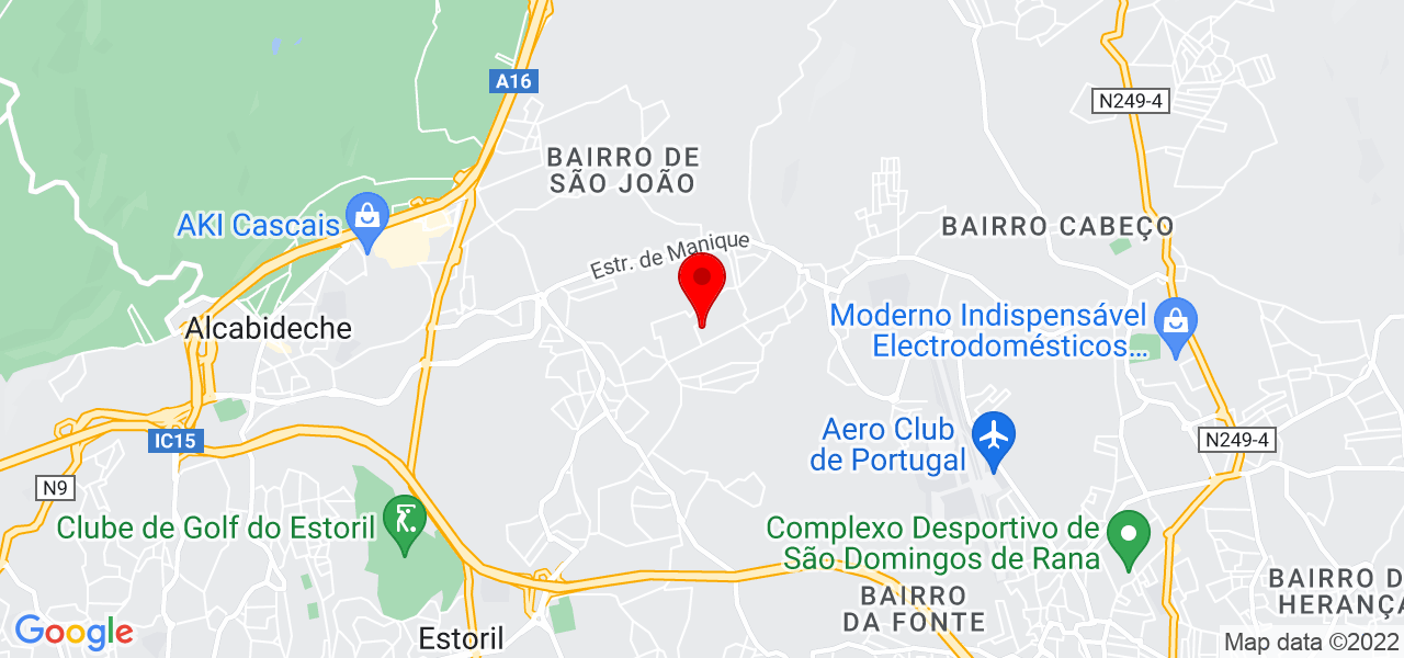 Paula Michela Oliveira carvalho - Lisboa - Cascais - Mapa