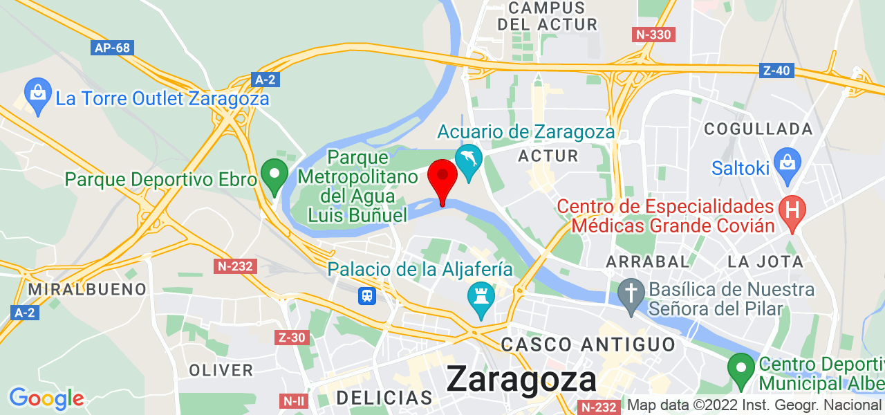 Karla Dinora Picado - Aragón - Zaragoza - Mapa