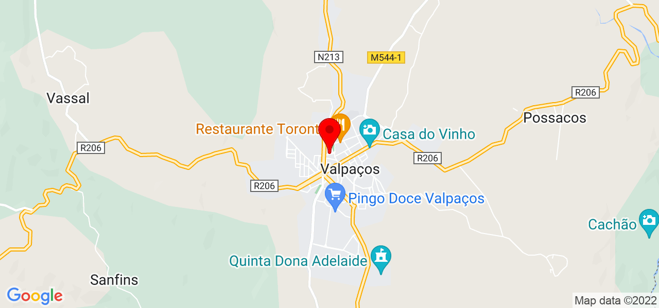 Diogo Costa - Vila Real - Valpaços - Mapa
