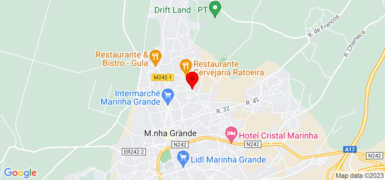 Ana - Leiria - Marinha Grande - Mapa