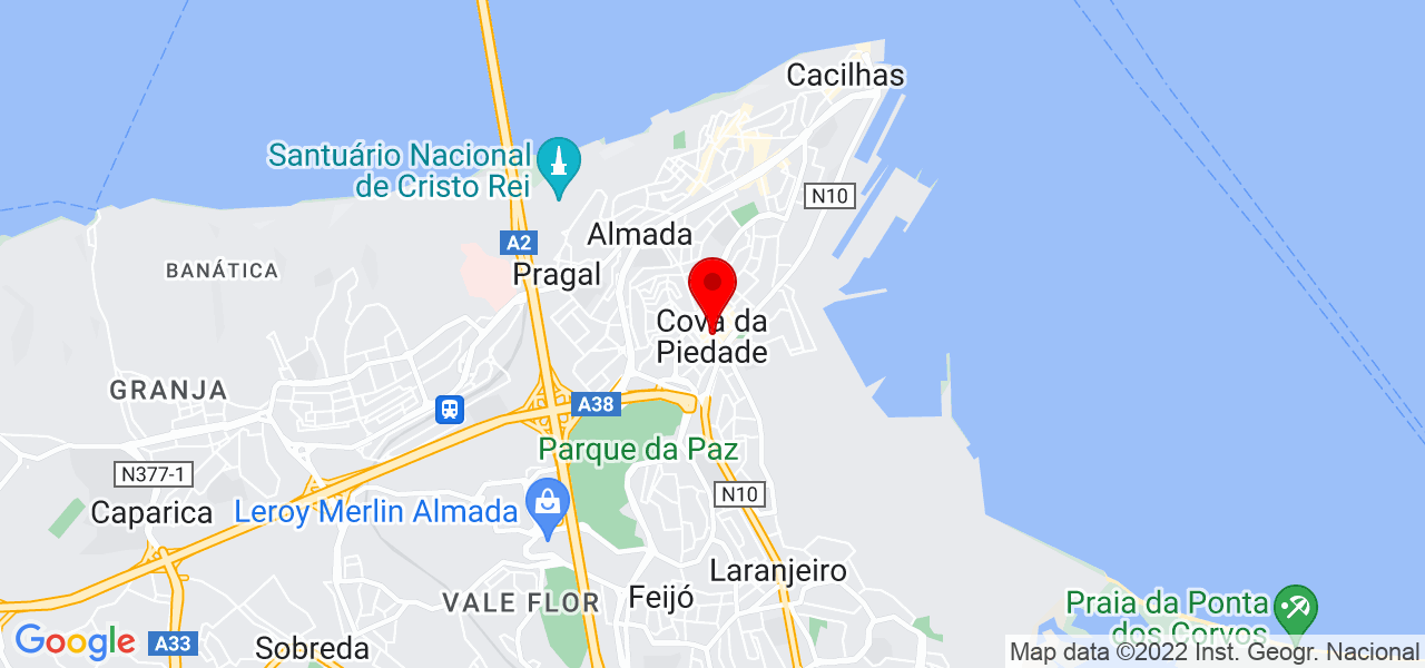Dogma Events - Setúbal - Almada - Mapa