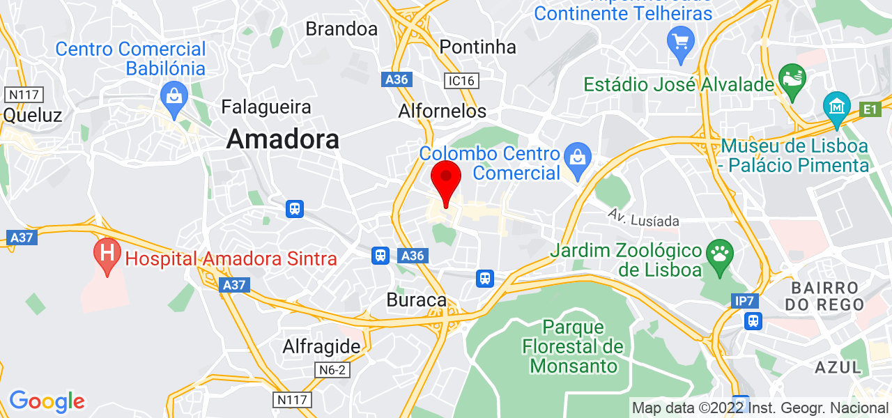 Andr&eacute;ia Otilio - Lisboa - Lisboa - Mapa