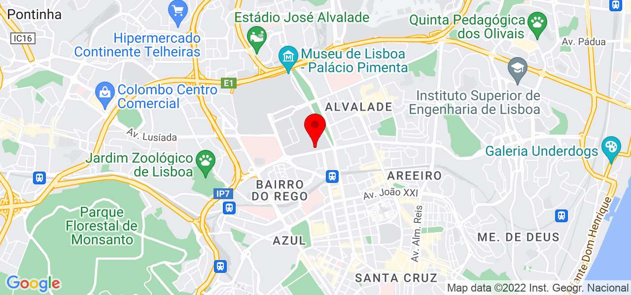 Florbela Caixinha - Lisboa - Lisboa - Mapa