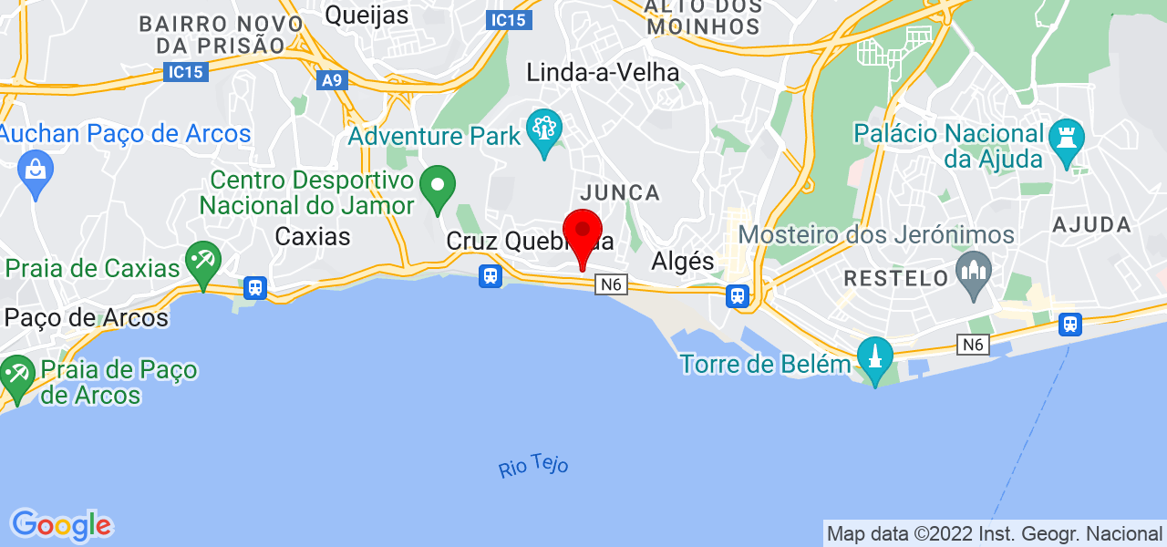 Pedro Louren&ccedil;o Cruz - Lisboa - Oeiras - Map