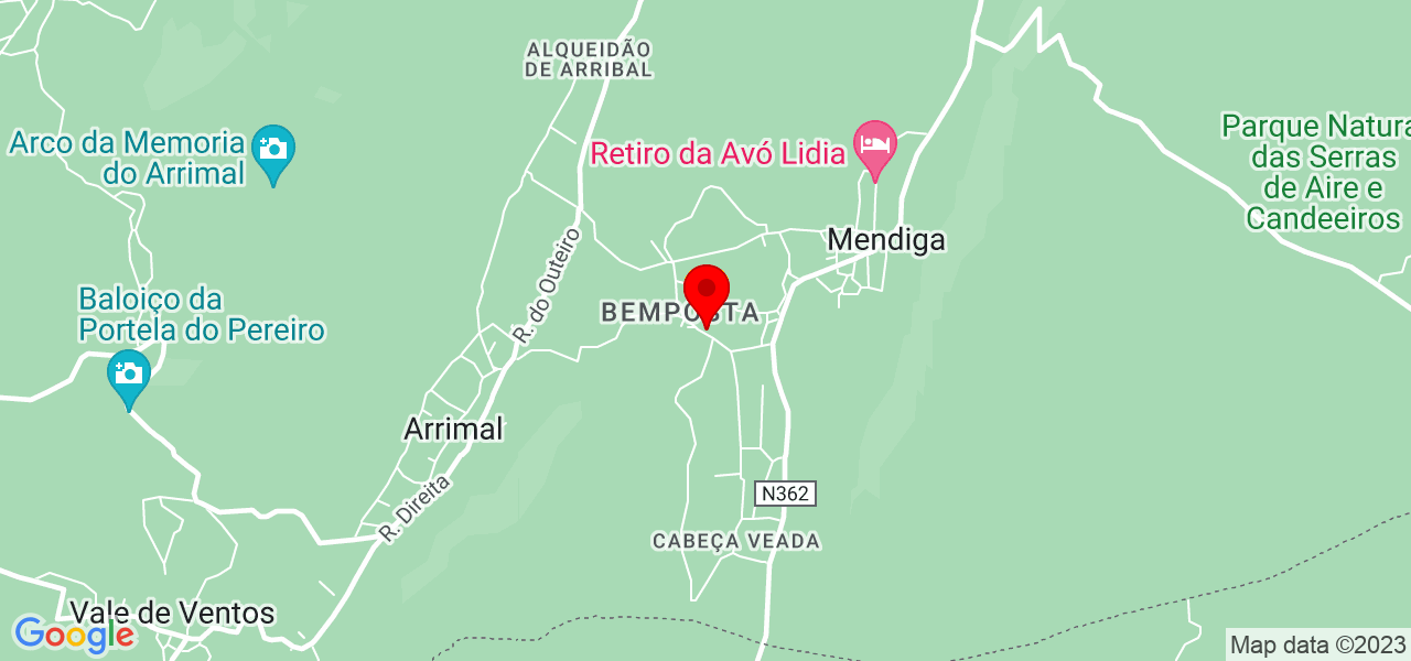 Ana Vaz - Leiria - Porto de Mós - Map