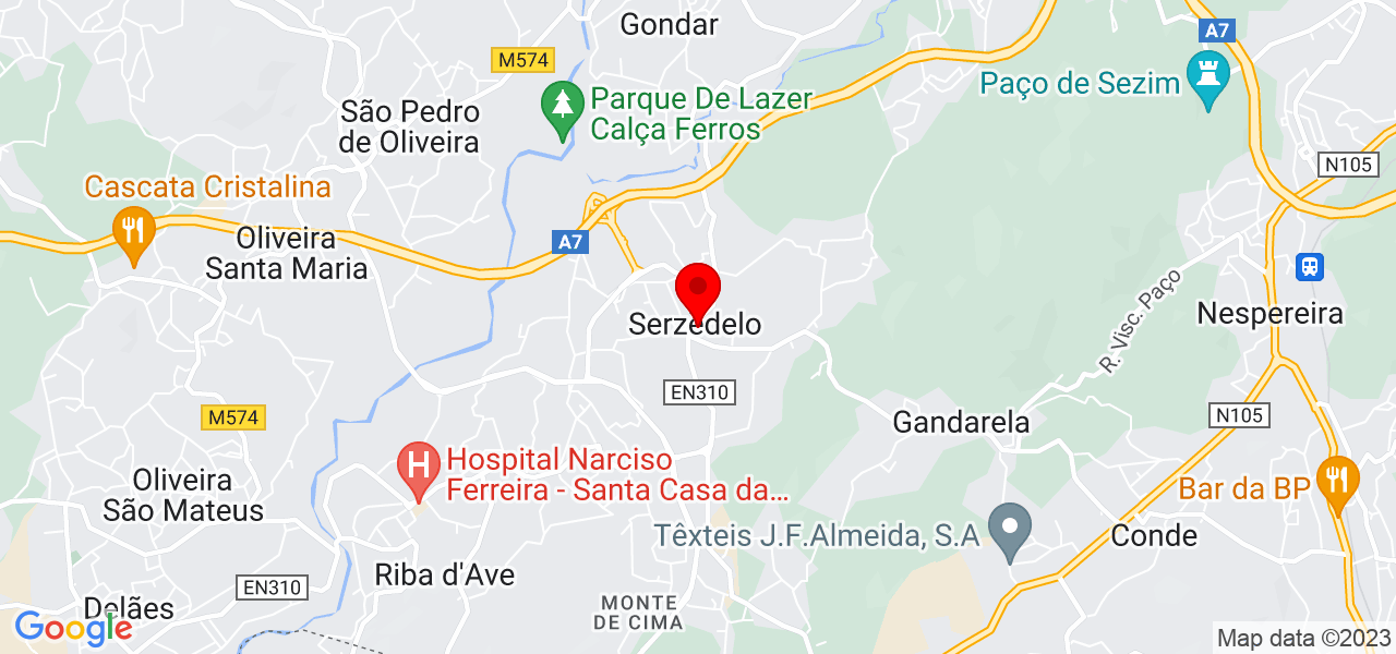 Carlos regueiras - Braga - Guimarães - Mapa