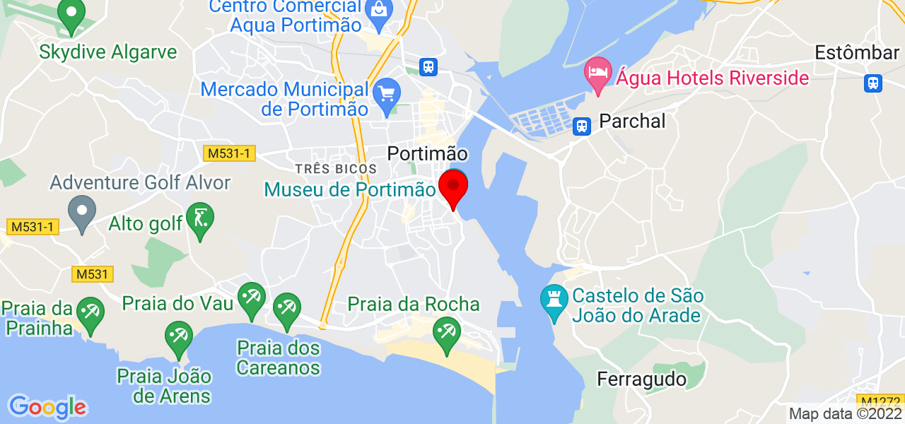 Dani Goldman - Faro - Portimão - Mapa