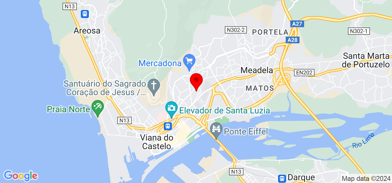 Ma&iacute;ra Rodrigues - Viana do Castelo - Viana do Castelo - Mapa