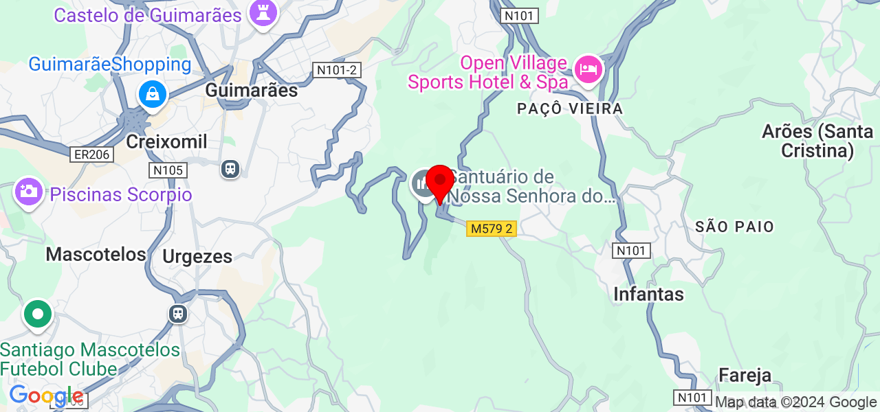 DRS EUROPAS - Braga - Guimarães - Mapa