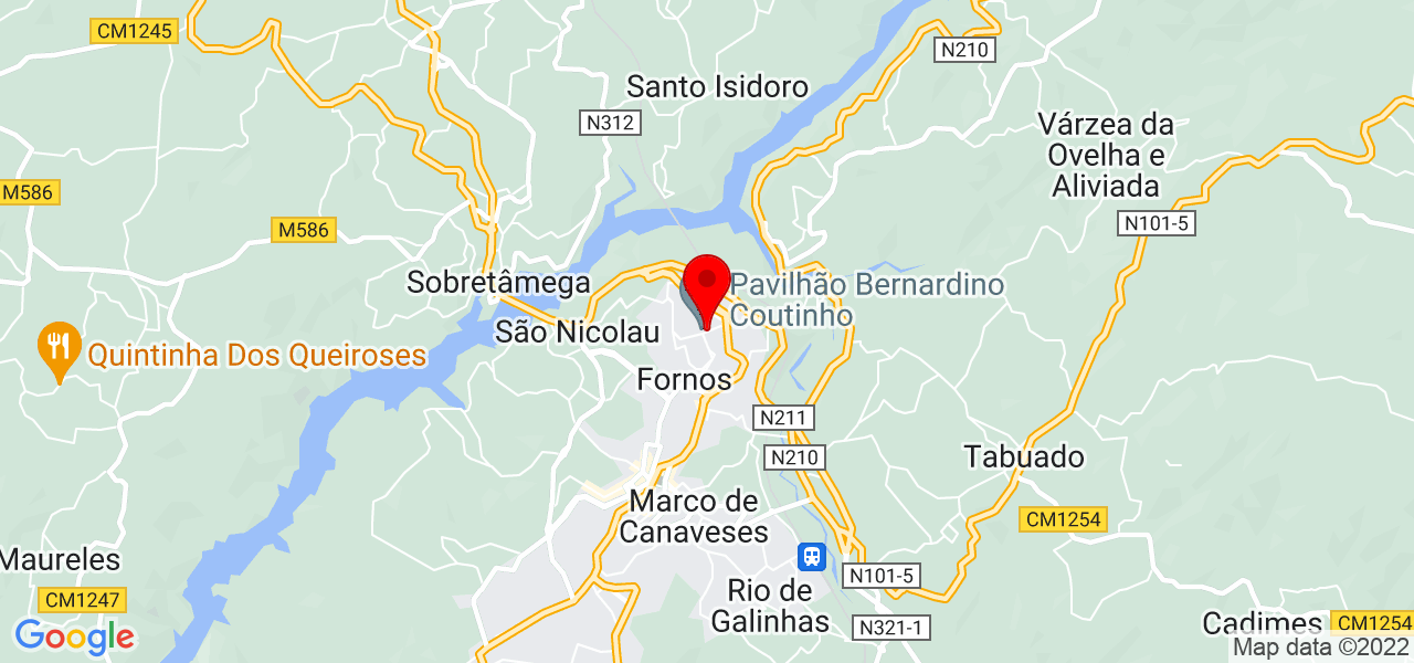 Alice Loureiro - Porto - Marco de Canaveses - Mapa