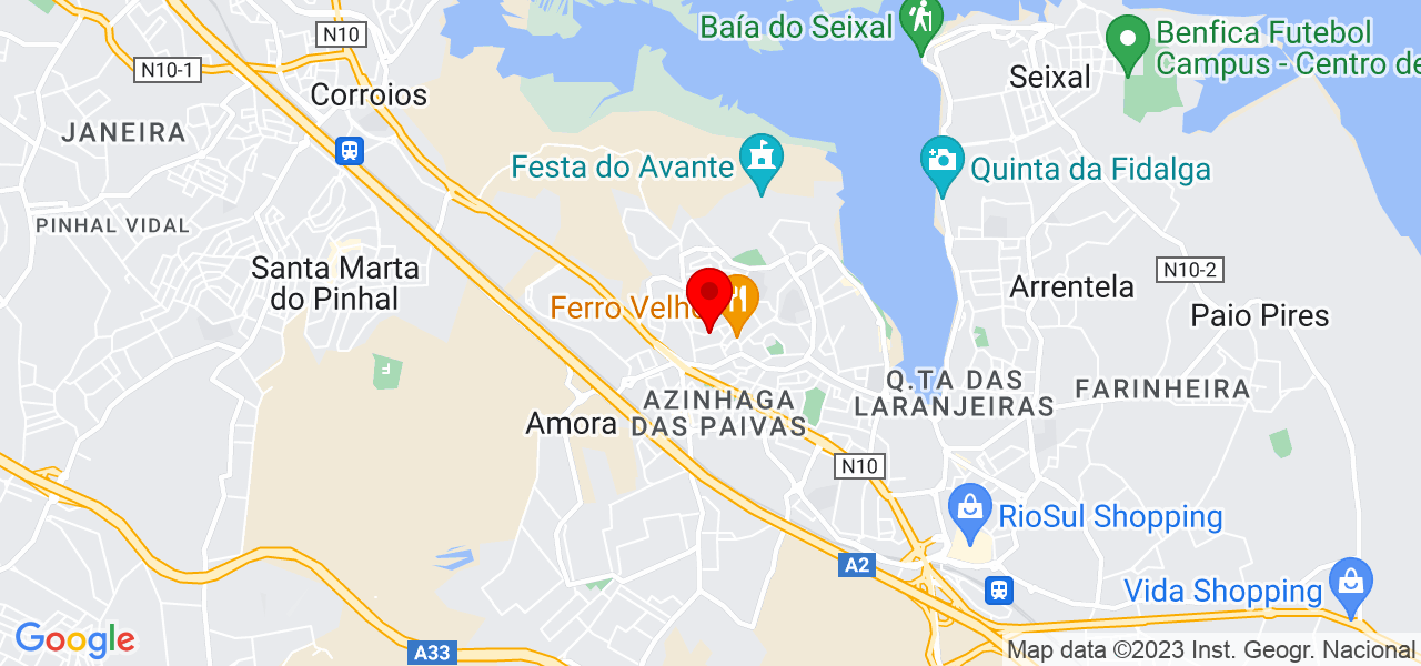 Rosimeury Paxi - Setúbal - Seixal - Mapa