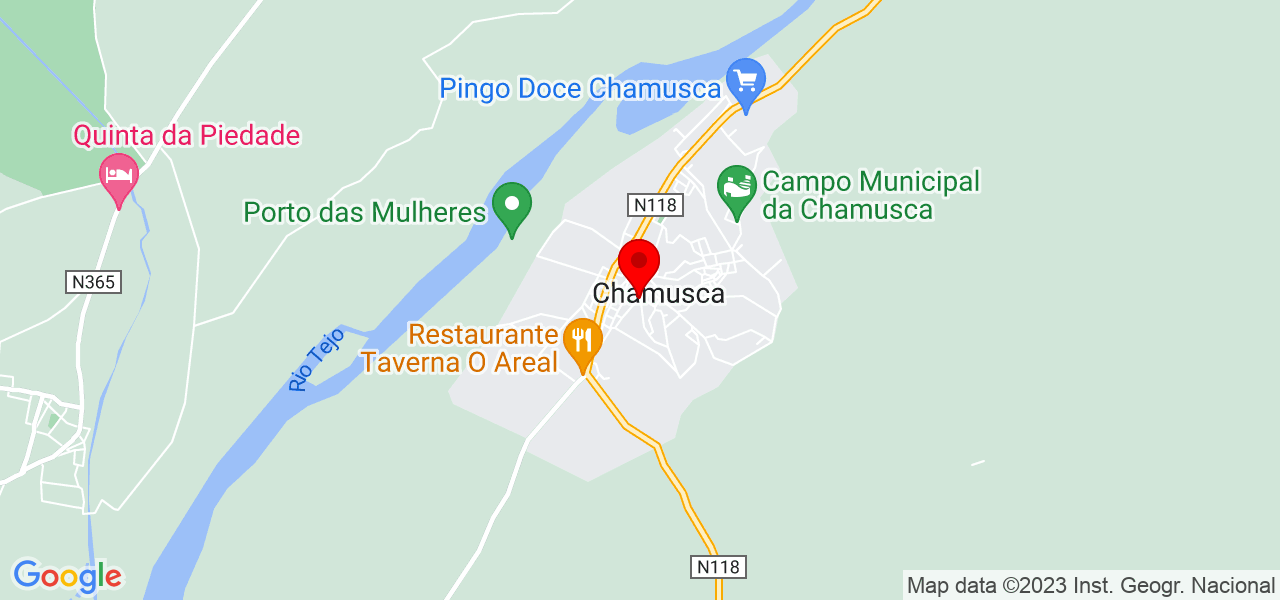 F&aacute;bio Pires - Santarém - Chamusca - Mapa