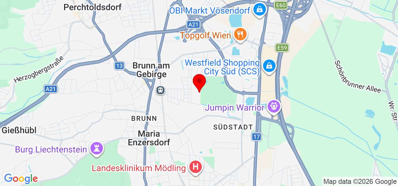 CATERING BUCHBAR - Niederösterreich - Mödling - Map