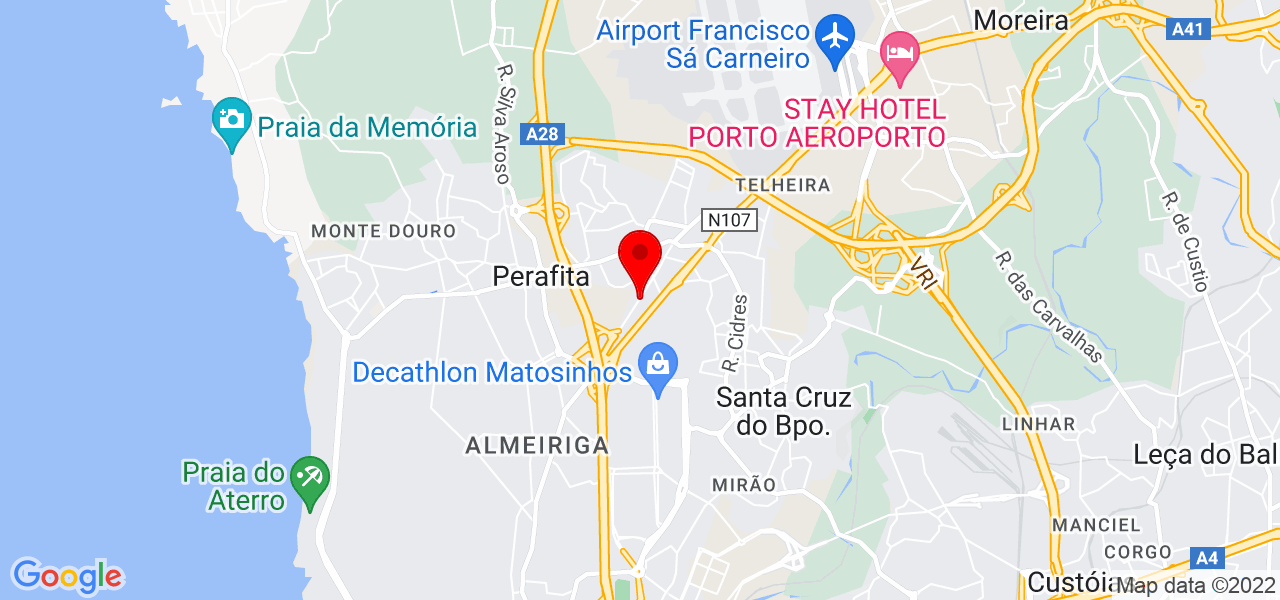 Vivi Vianna Micropigmenta&ccedil;&atilde;o e Est&eacute;tica - Porto - Matosinhos - Mapa