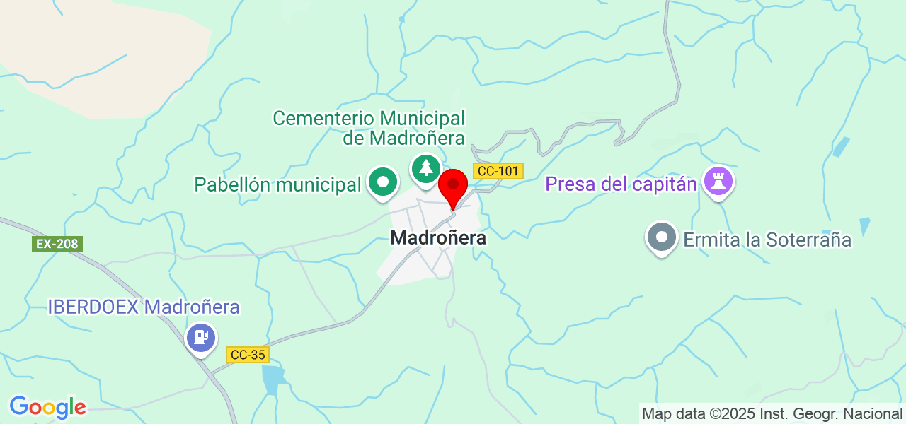 biygvy ygpiñ - Extremadura - Madroñera - Mapa