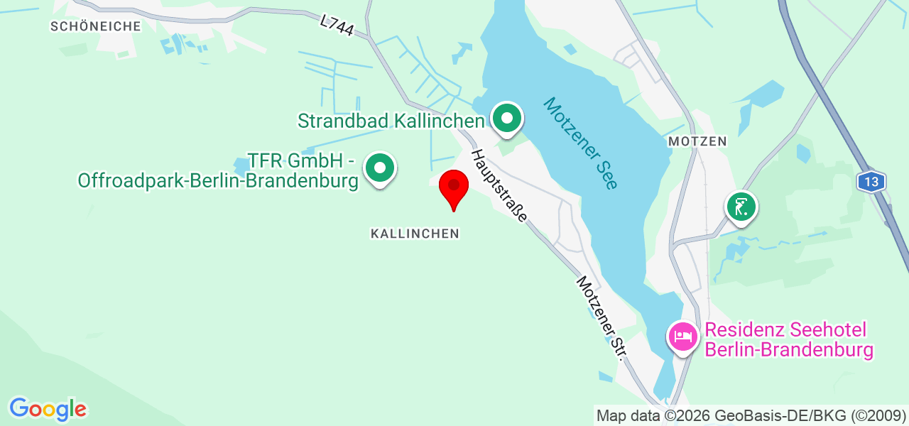 Lena Aranda - Brandenburg - Teltow-Fläming - Karte