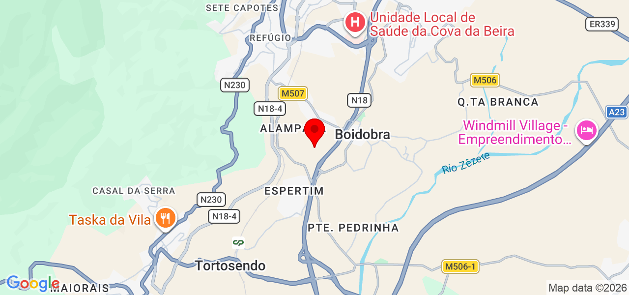 Isabel Reis - Castelo Branco - Covilhã - Mapa