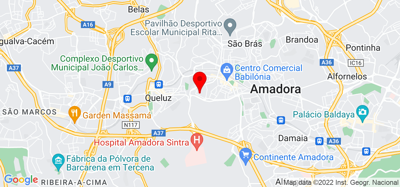 J services - Lisboa - Amadora - Mapa