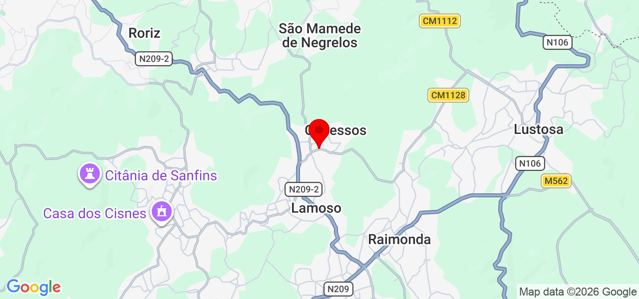 Elsa Ferreira - Porto - Paços de Ferreira - Karte