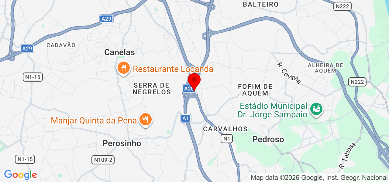 Vitória Gomes - Porto - Vila Nova de Gaia - Mapa