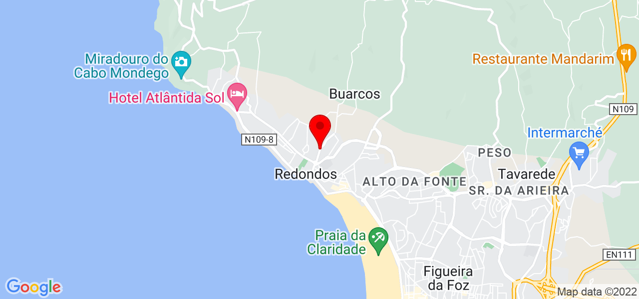 Beatriz - Coimbra - Figueira da Foz - Mapa