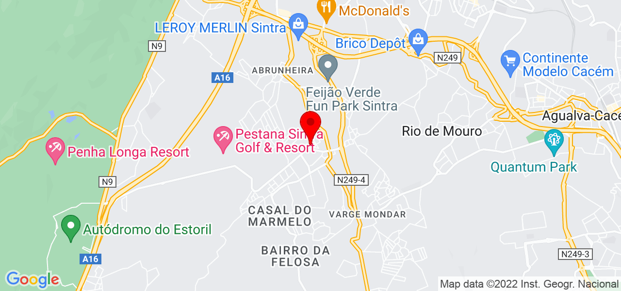 Jos&eacute; - Lisboa - Sintra - Mapa