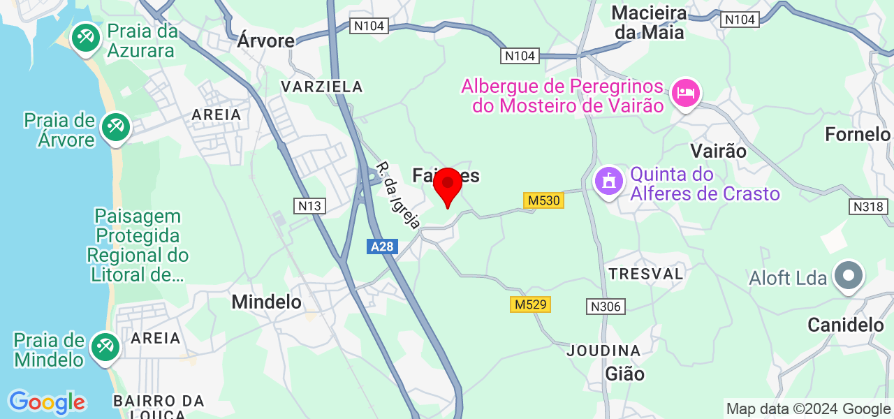 Ivo Silva - Arboricultura - Porto - Vila do Conde - Mapa