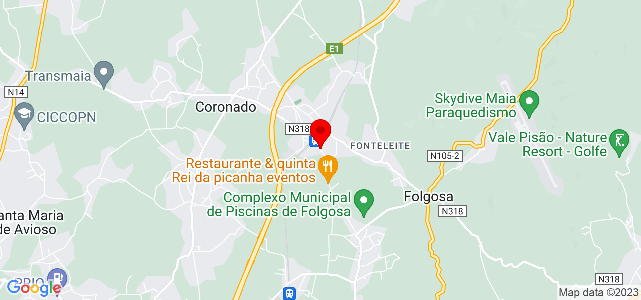 Vivva Catering & Eventos - Porto - Trofa - Mapa