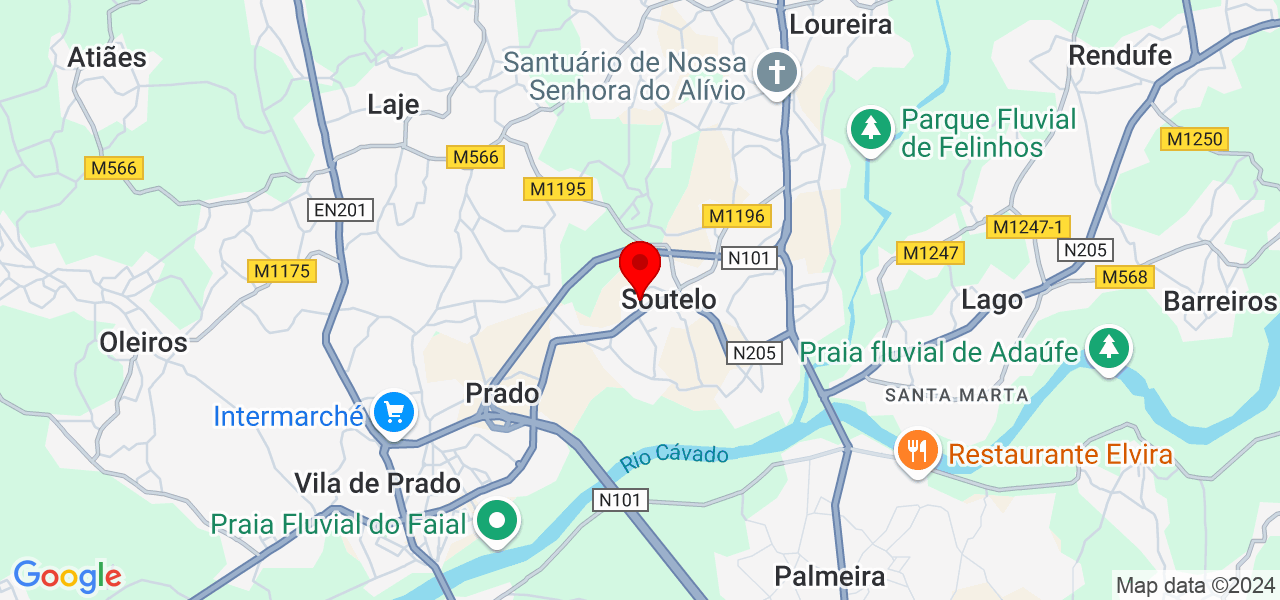Miguel Noversa - Braga - Vila Verde - Map