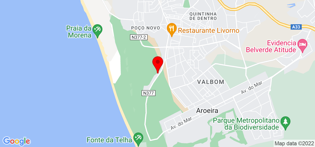 Manoelito Santos - Setúbal - Almada - Mapa