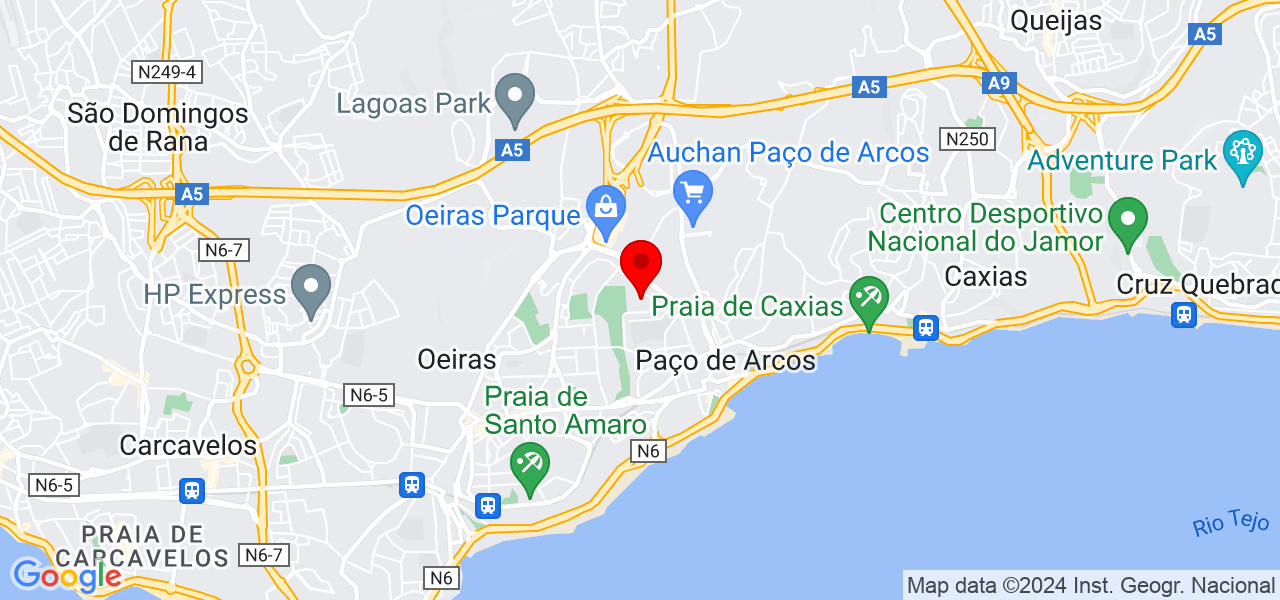 Carolina Arnaut - Lisboa - Oeiras - Mapa