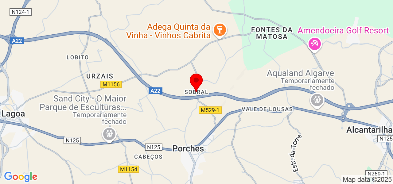 Edgar Mestre - Faro - Lagoa - Mapa