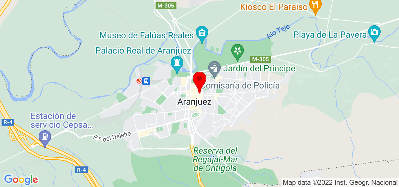 Orfeo - Comunidad de Madrid - Aranjuez - Mapa
