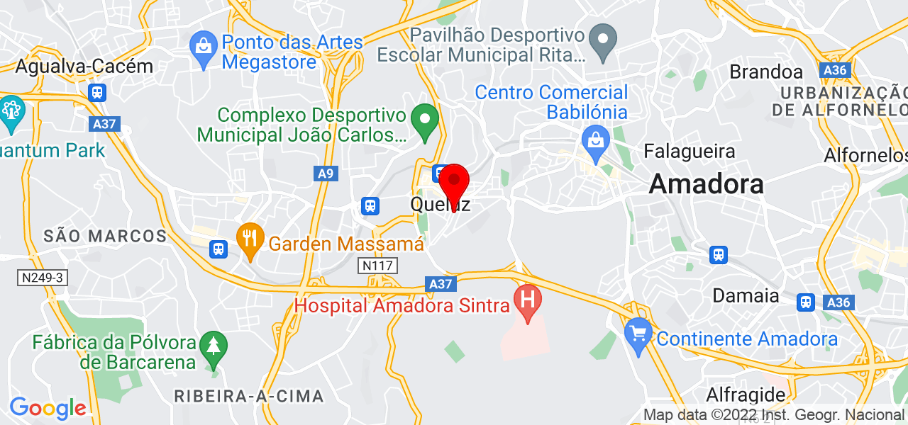 Bruno Rodrigues - Lisboa - Sintra - Map