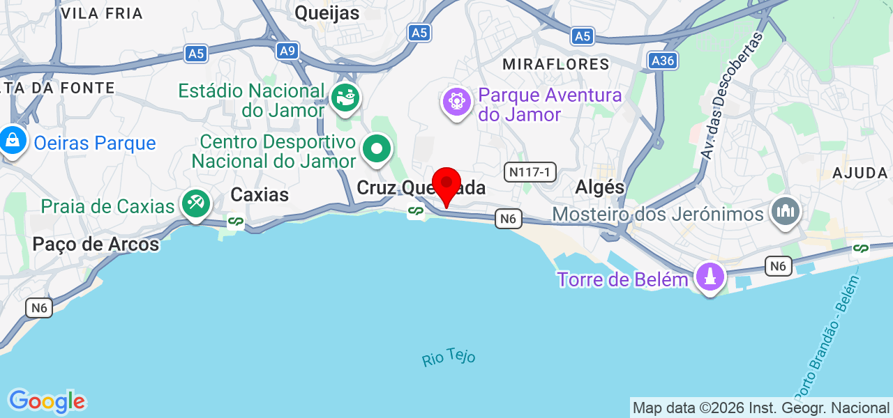Luna - Lisboa - Oeiras - Karte
