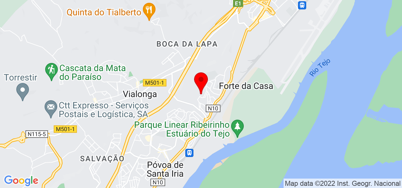 Roosewelt Feitosa - Lisboa - Vila Franca de Xira - Mapa