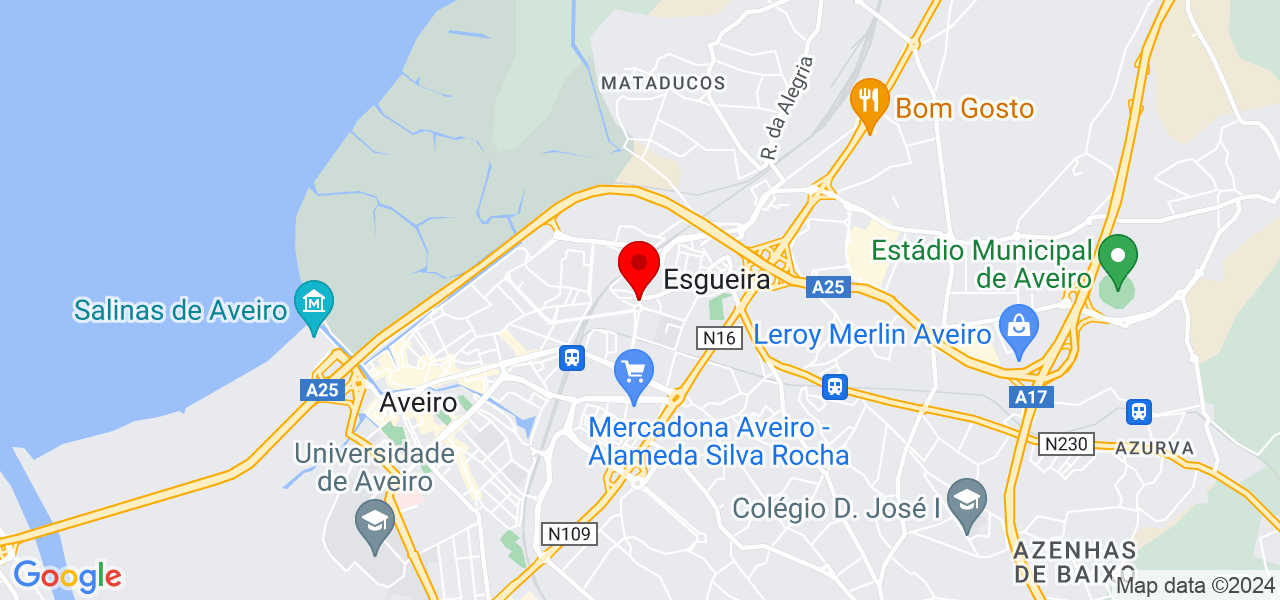 Ant&oacute;nio - Aveiro - Aveiro - Mapa